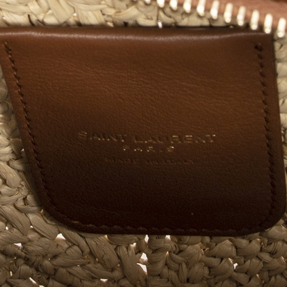 Yves Saint Laurent Jamie Mini Cube Raffia Crossbody - Picture 2 of 8